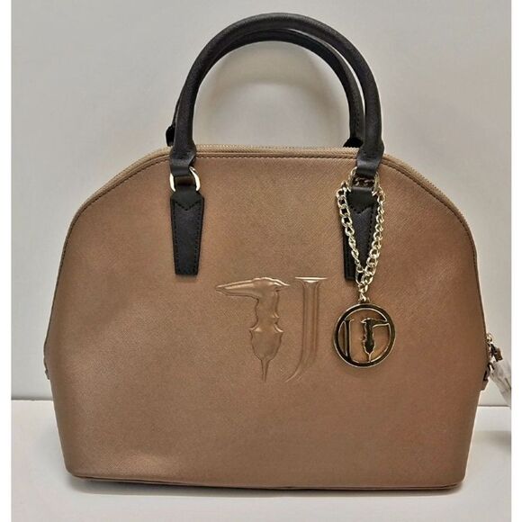 NWOT Trussardi Jeans satchel statement bag - Picture 1 of 9